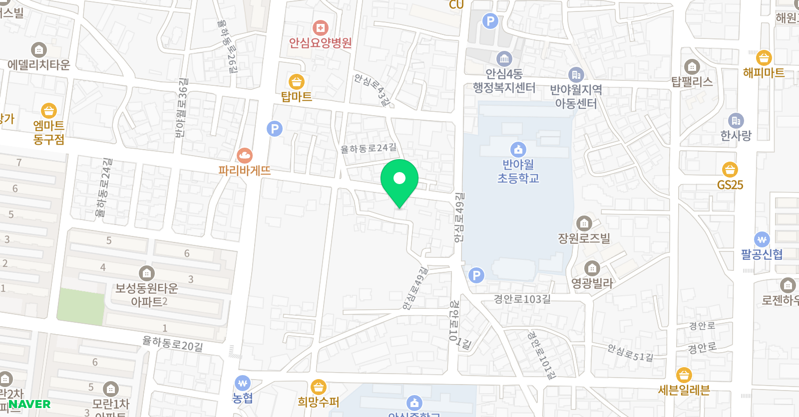 퍼스트음악학원 위치