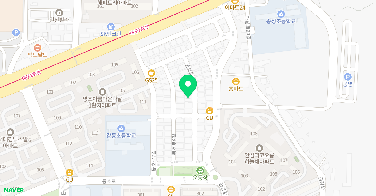 리드인 동호1점 위치