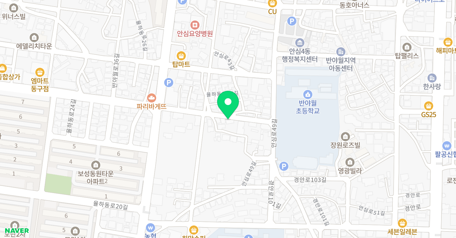힘쎈 수학 위치