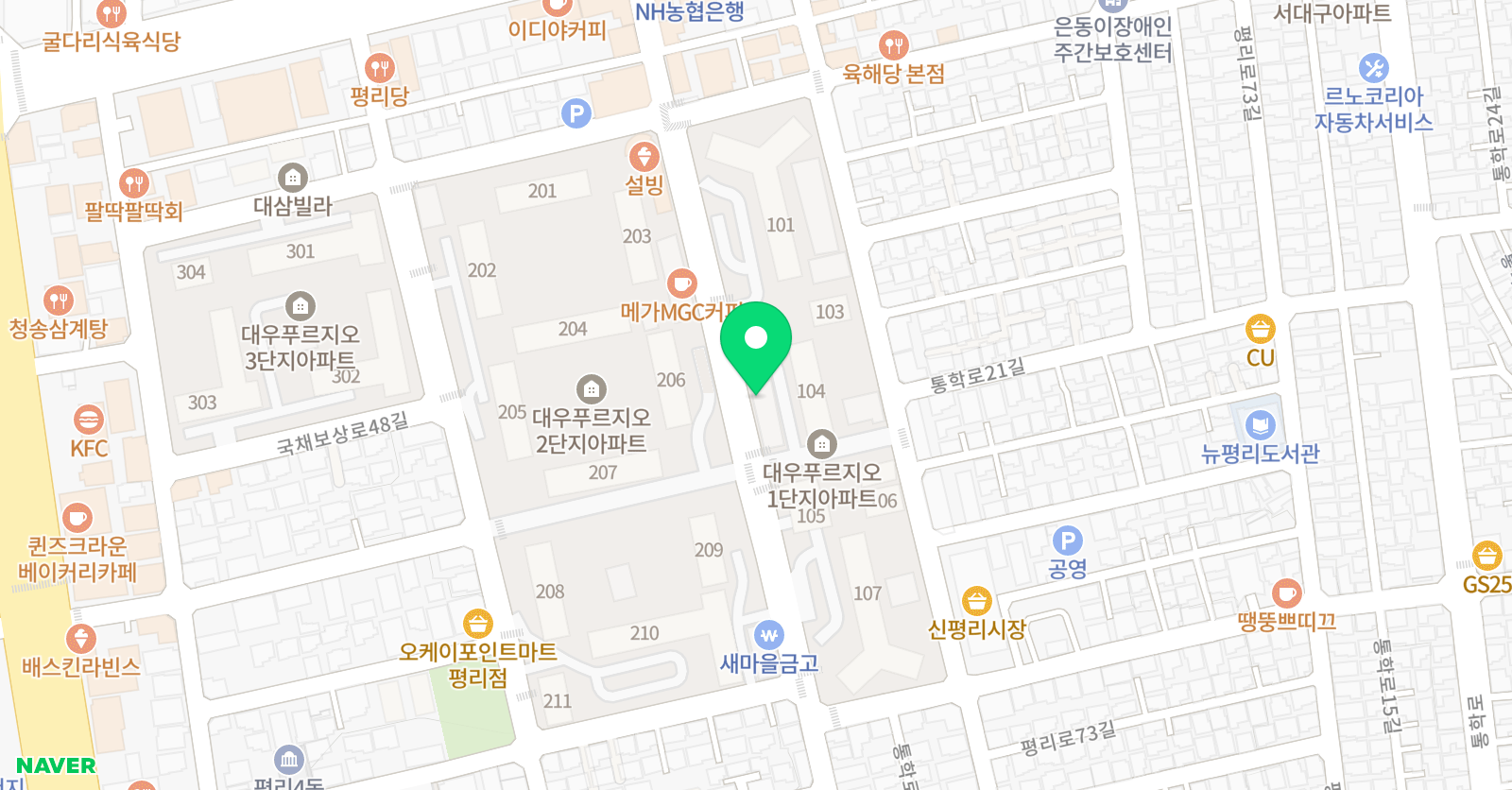 맨토링 수학교습소 위치
