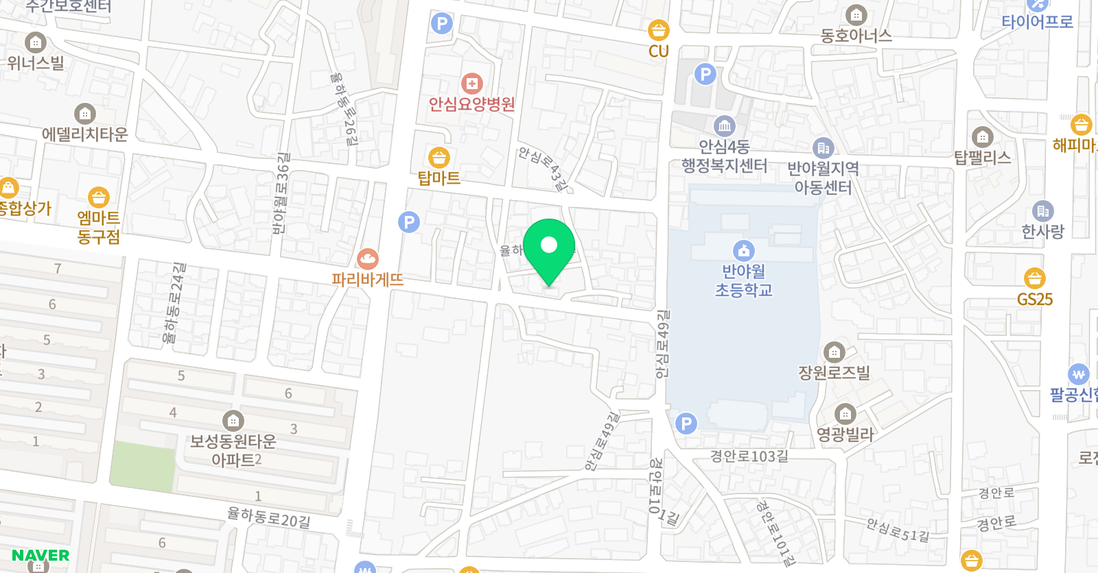 빌트 영어리시 영어학원 위치