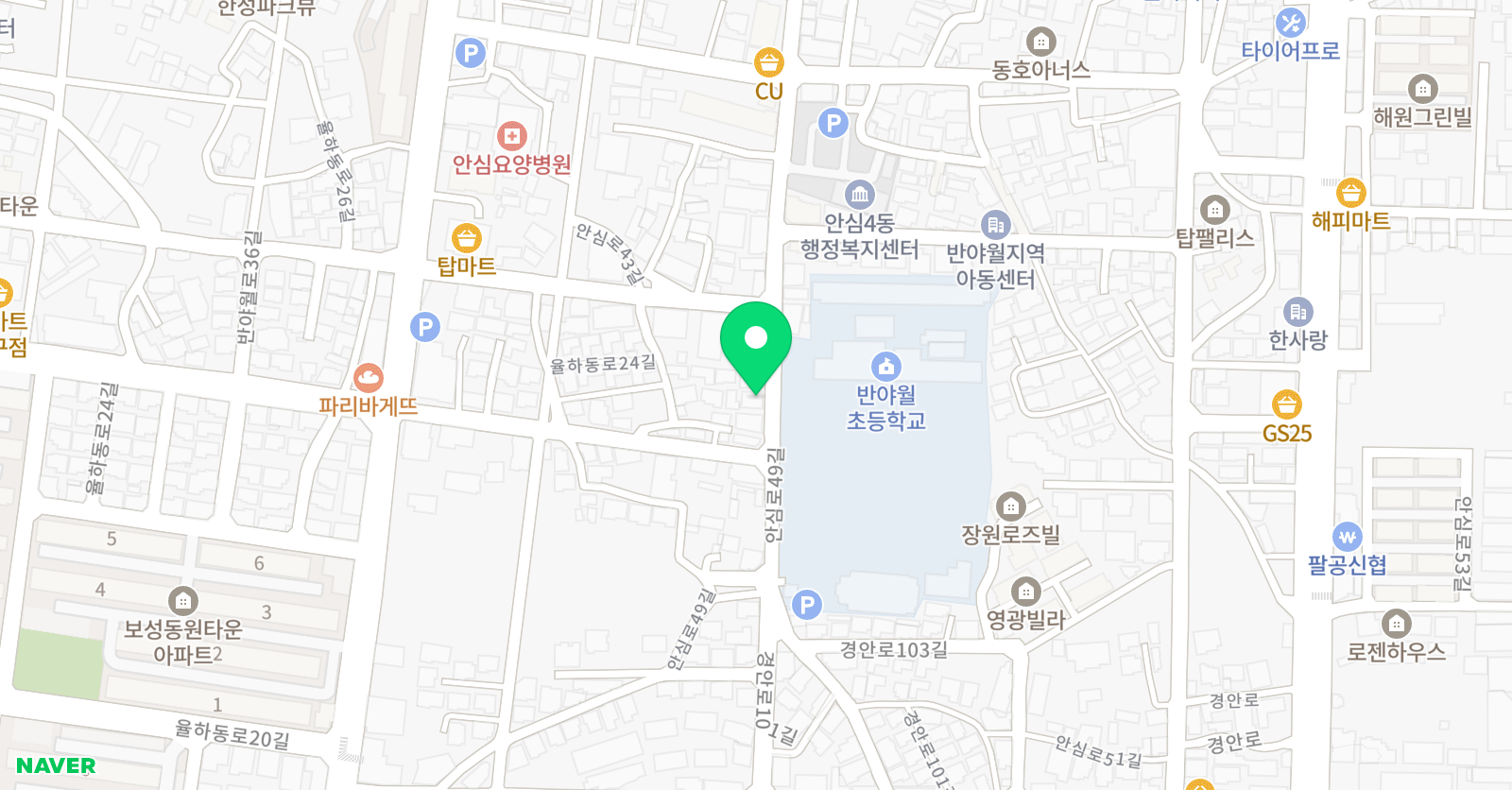 위즈 영어수학학원 위치