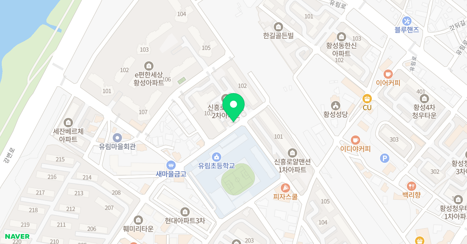 경희대유림 태권도 위치