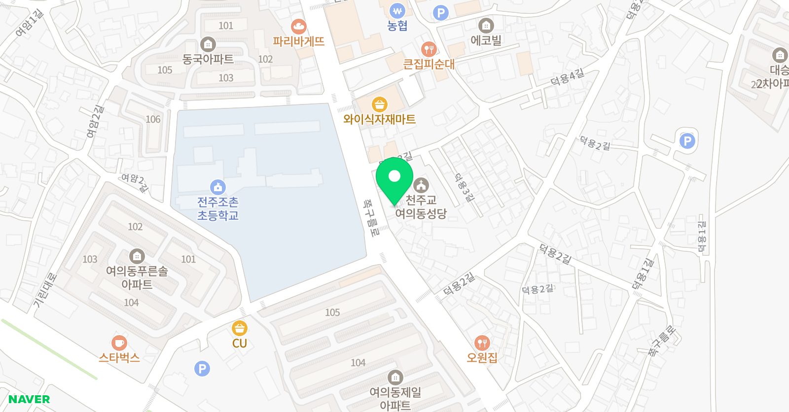 키움에듀 전북본부 위치