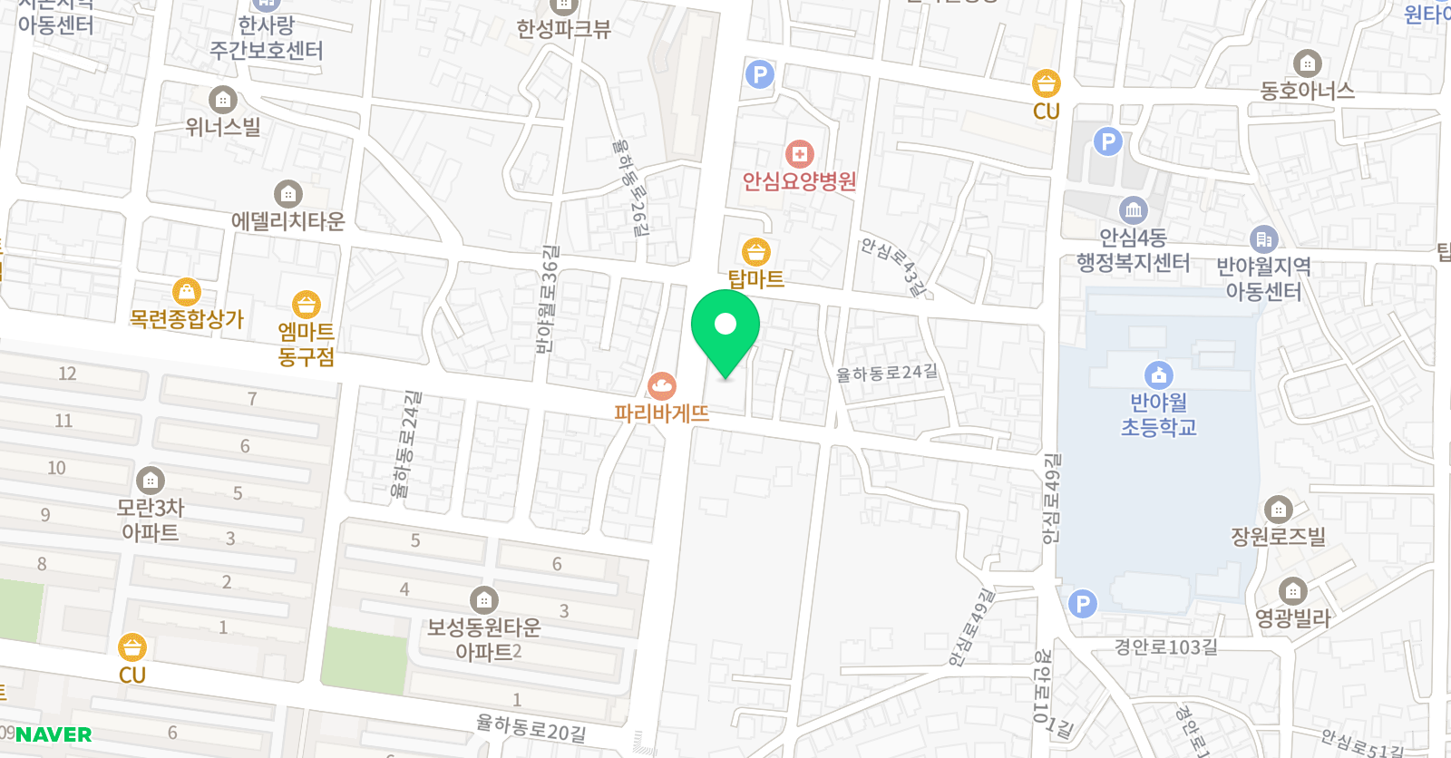 동구외대 어학원 위치