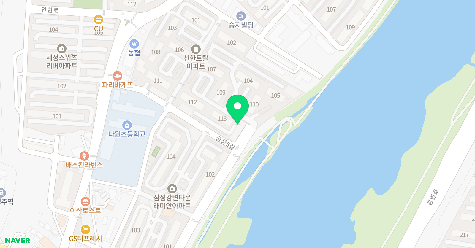 수풀림 수학교습소 위치