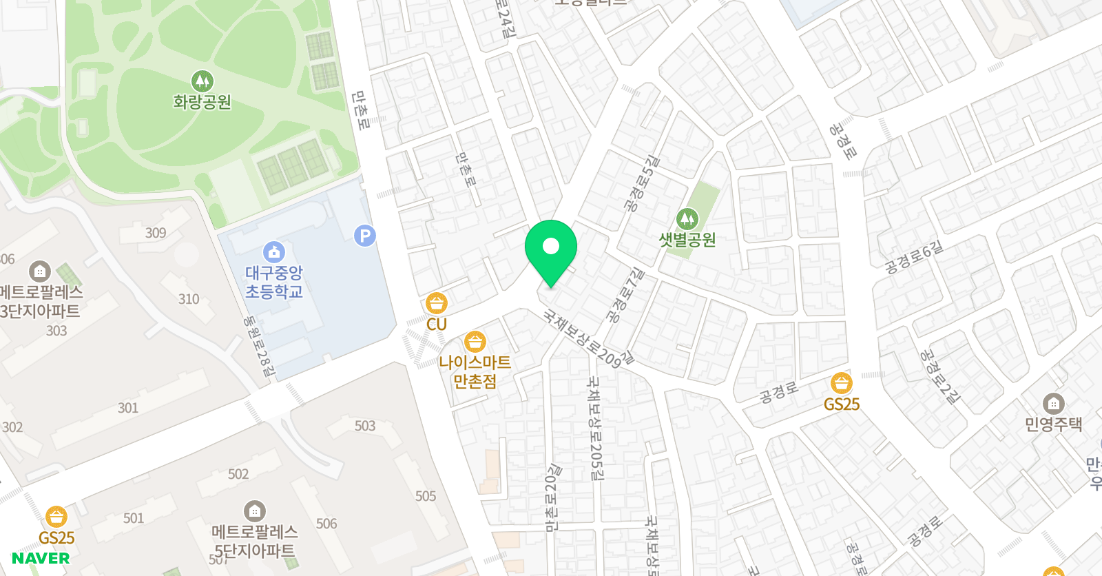 아트핑거 미술학원 위치