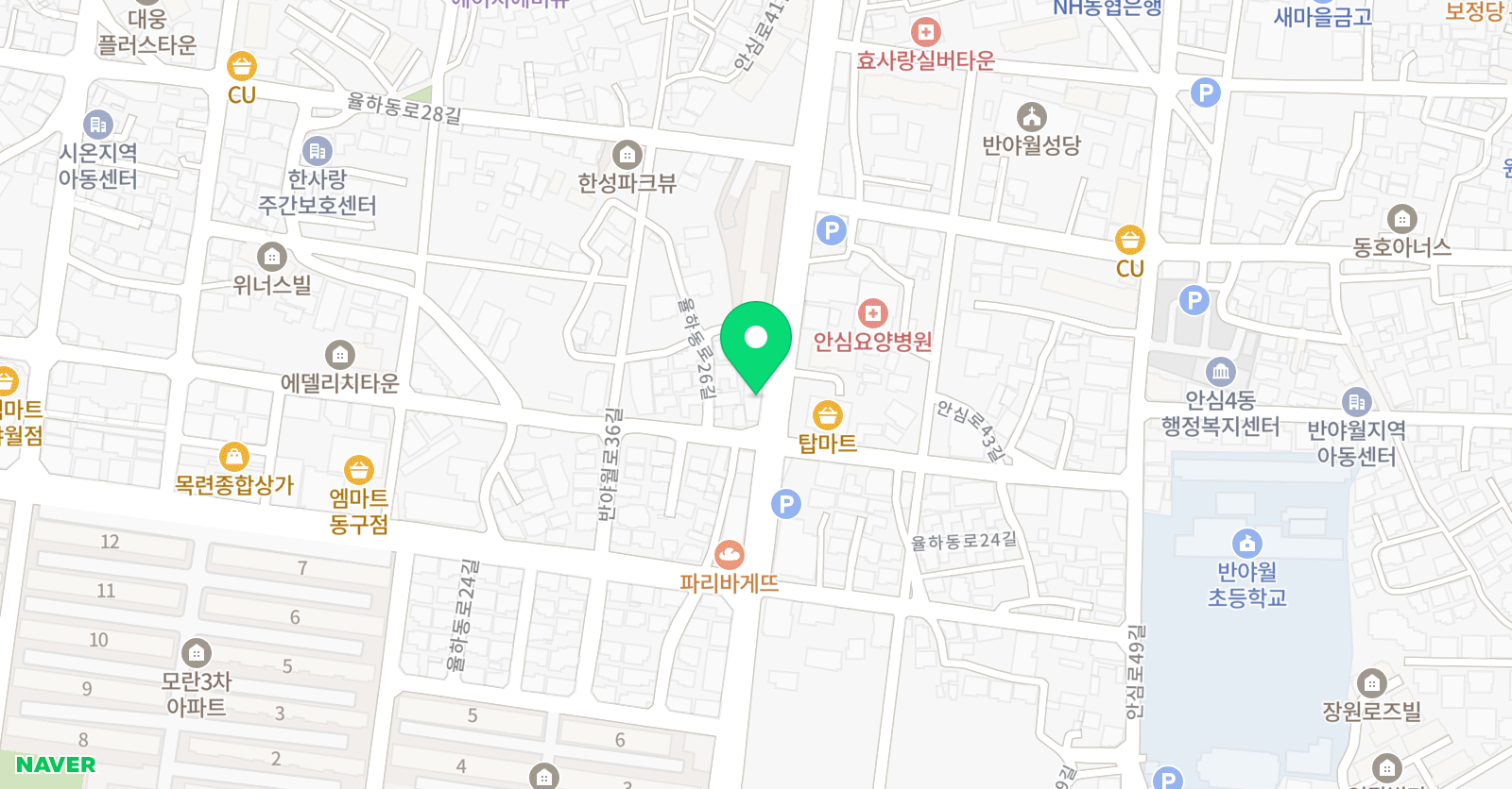 비호 태권도장 위치