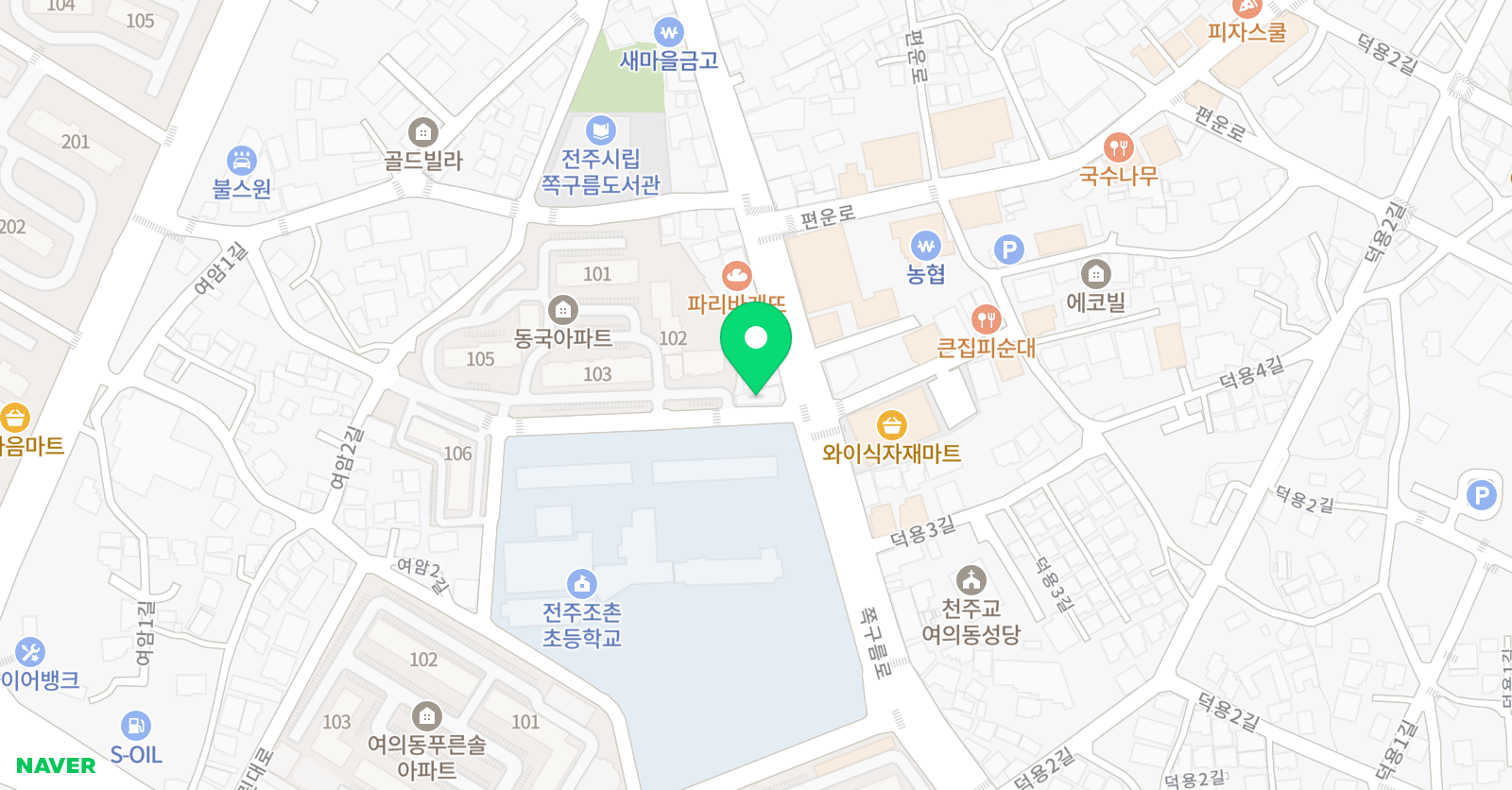 GNB 영어전문학원 이화어학원 위치
