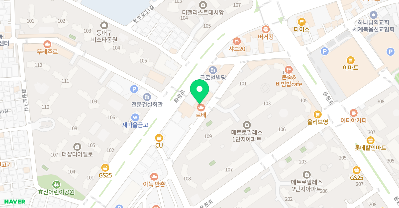 와와 학습코칭센터 수성만촌점 위치