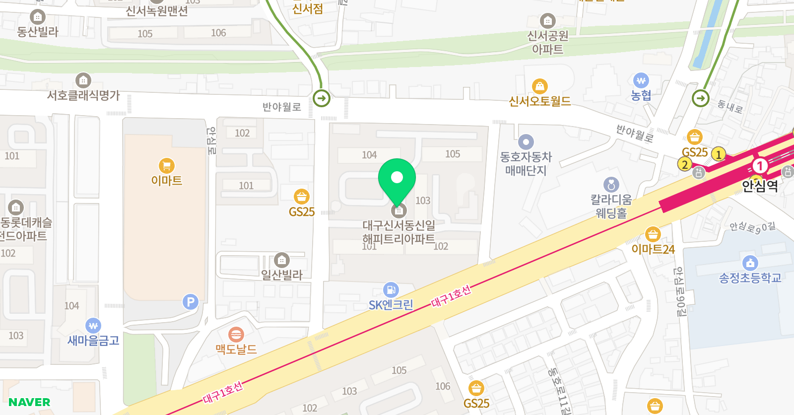 토브뮤직아카데미학원 위치