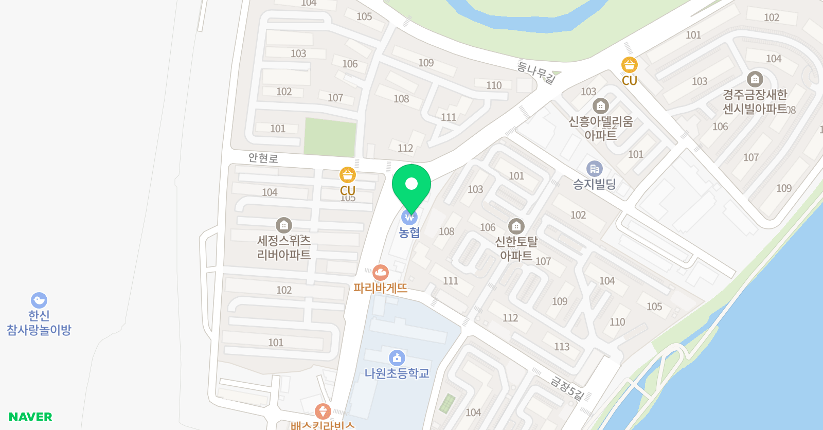 비상잉글리시아이 금장점 위치