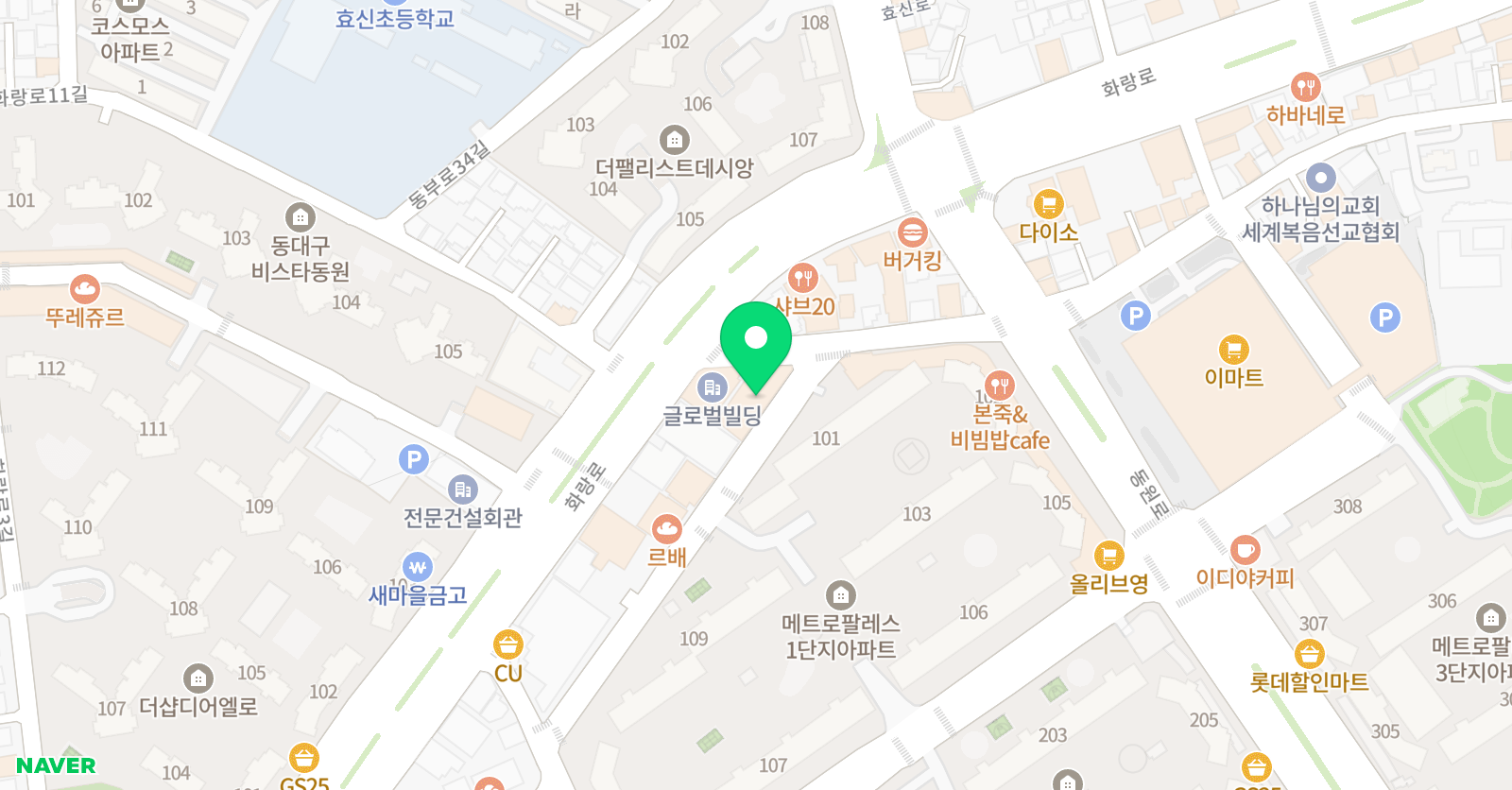온리원 아트 미술학원 위치