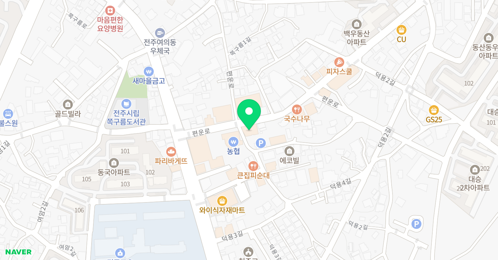 장선생 학원 위치