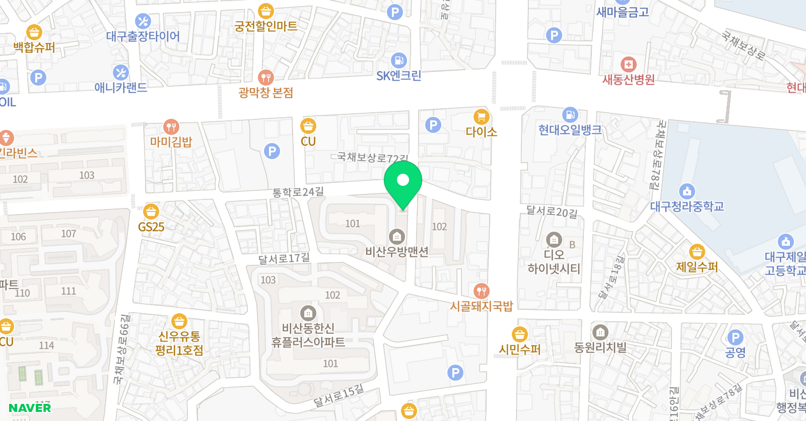 강정선 무용학원 위치