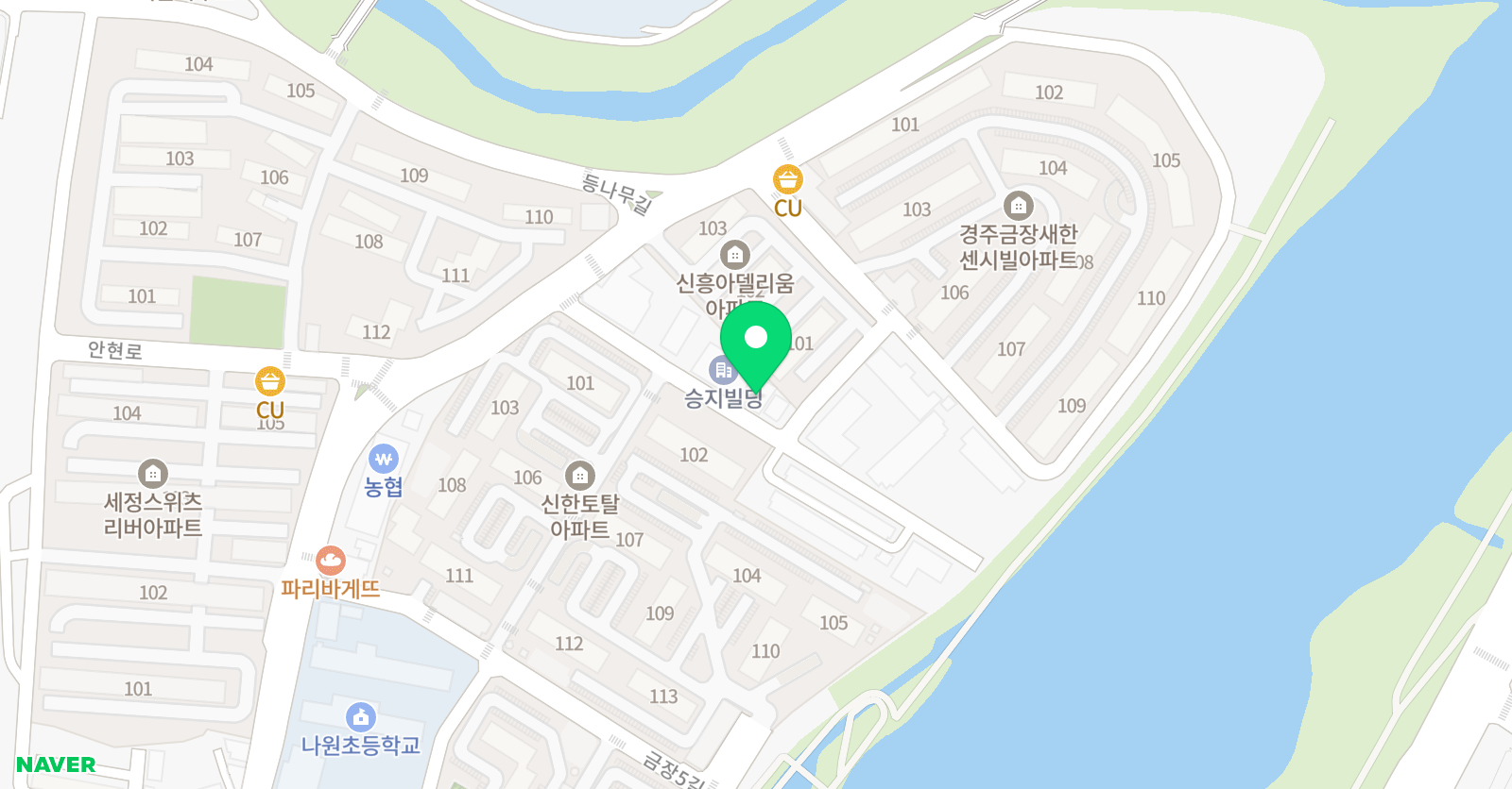 금장이룸 학원 위치