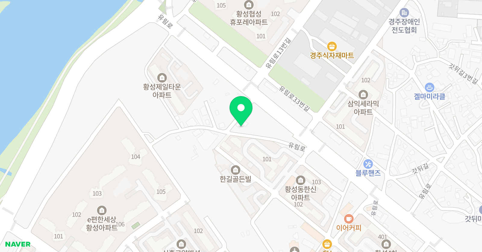 이앤엠 영수학원 위치