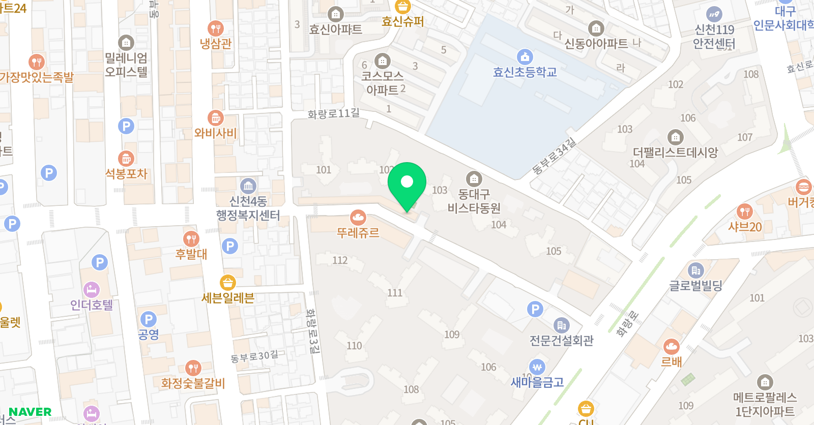 하이영 수학원 위치