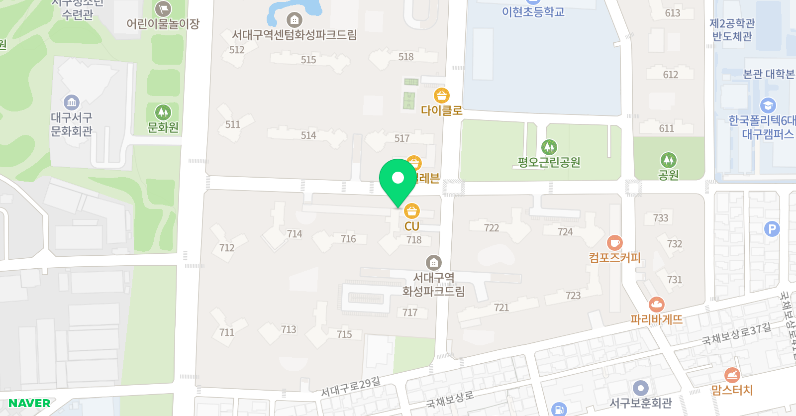 유니팝 미술교습소 대구평리센터 위치
