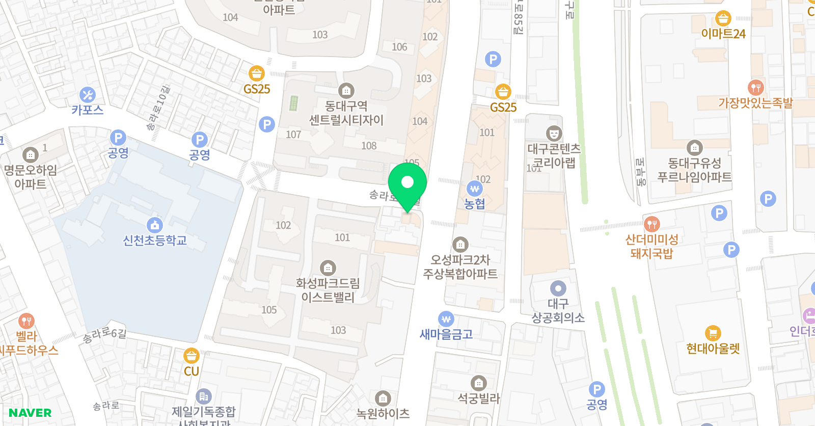 칸타타 음악학원 위치