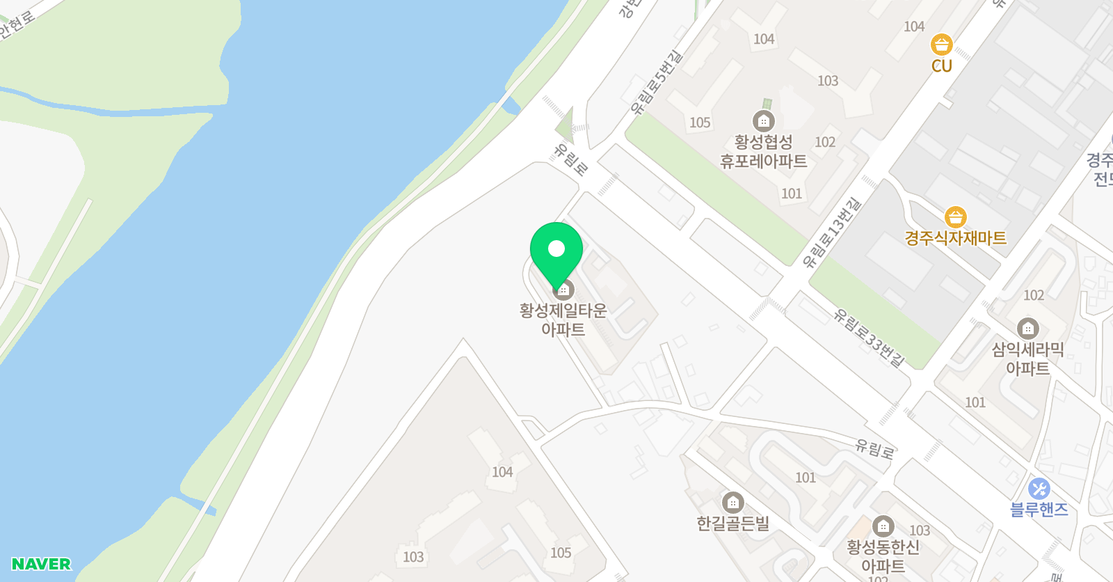 빨간펜 수학의달인 황성제일점 위치