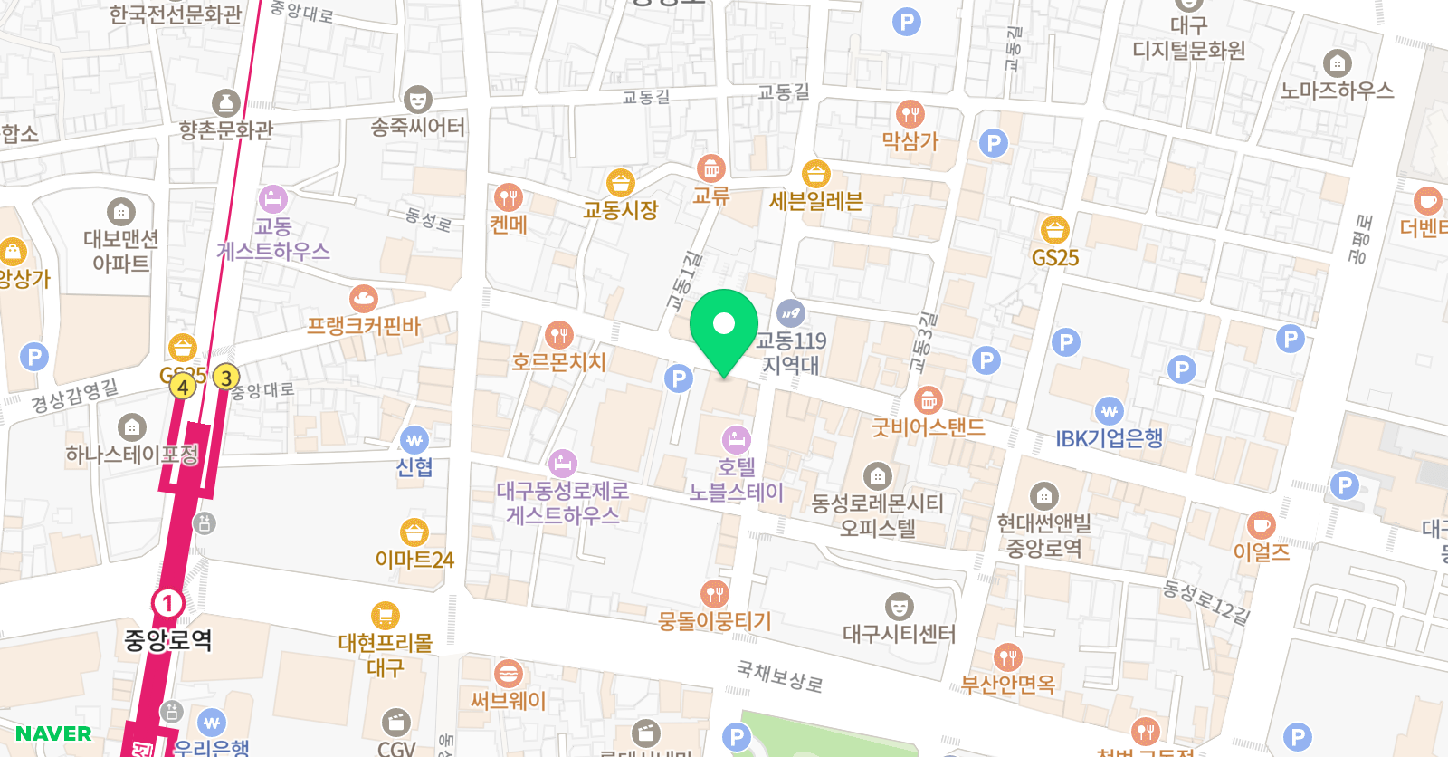 톤 연기학원 대구캠프 위치