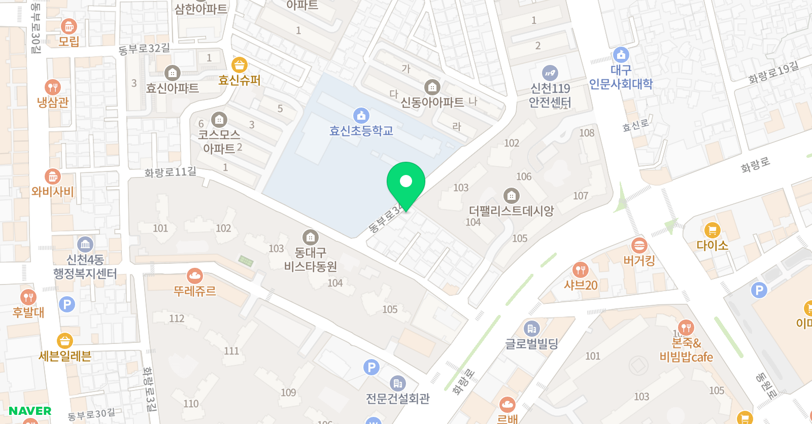 소리엘 피아노교습소 위치