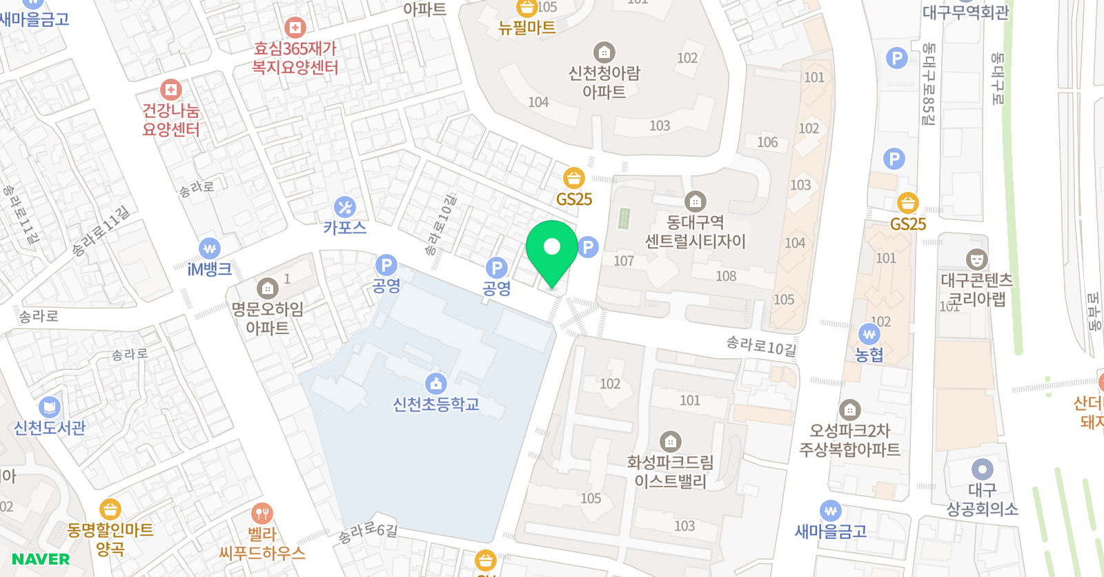 기탄 사고력교실 신천초점 위치