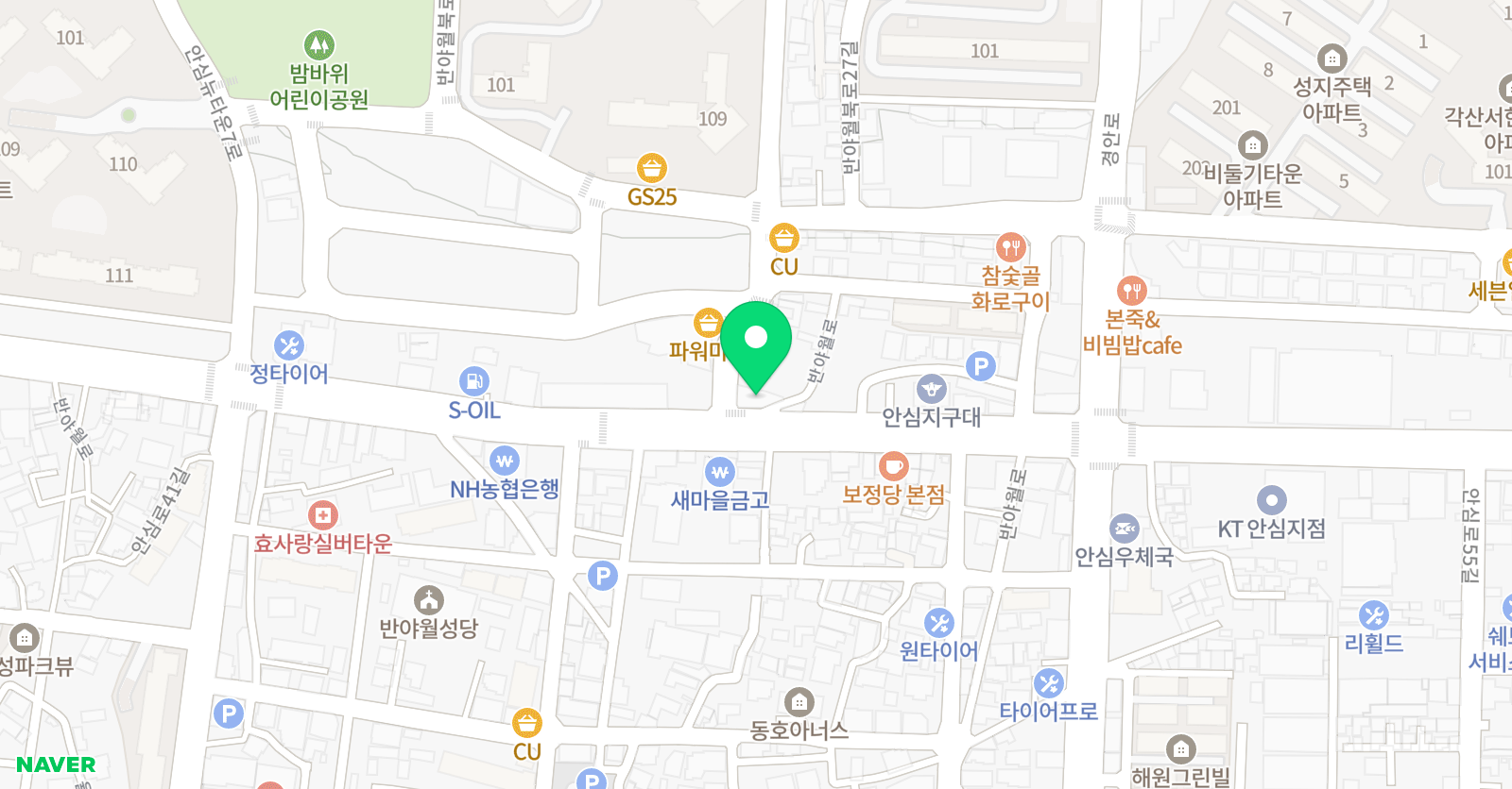 와이즈 리얼어학원 위치