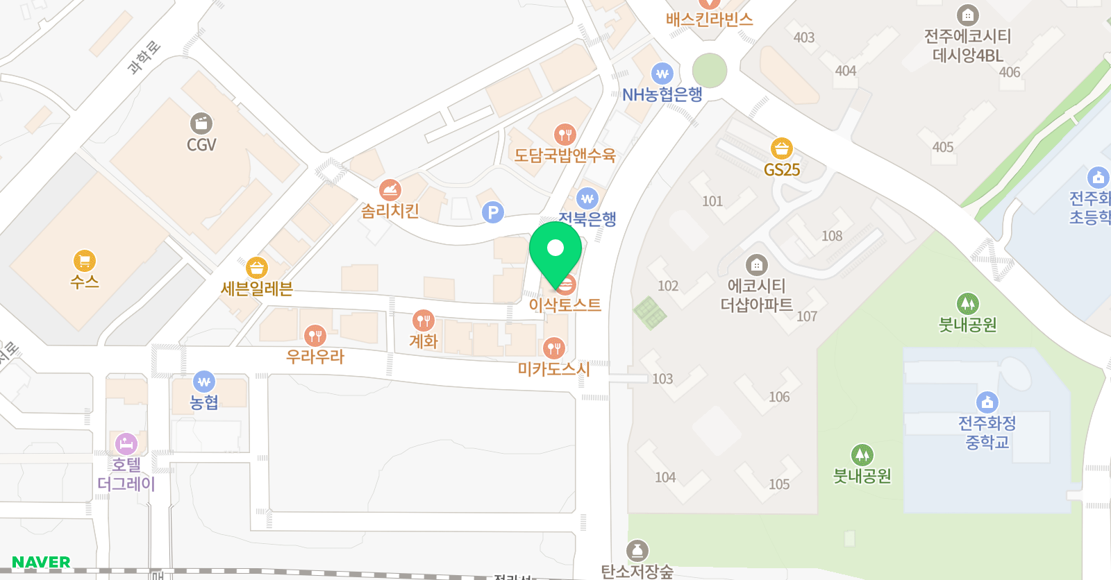 JK 수학학원 위치