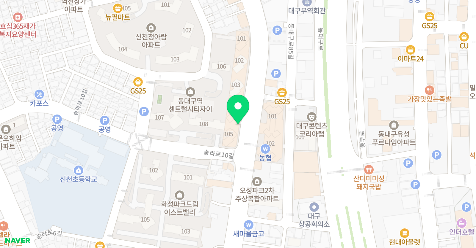 위너스 영어교습소 위치