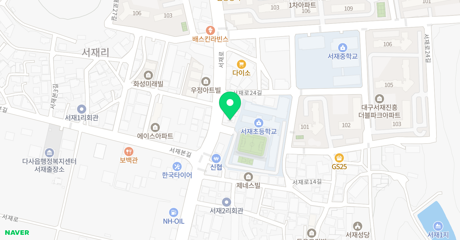 브릭스 영어수학학원 위치