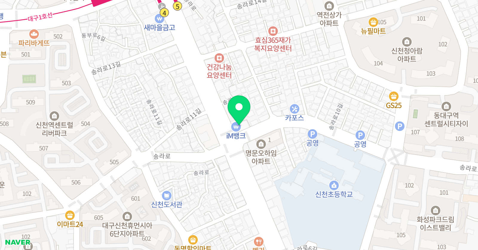 JYP 영어학원 위치