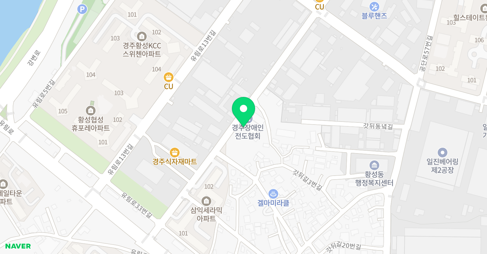 아이비키즈스포츠 경주황성점 위치