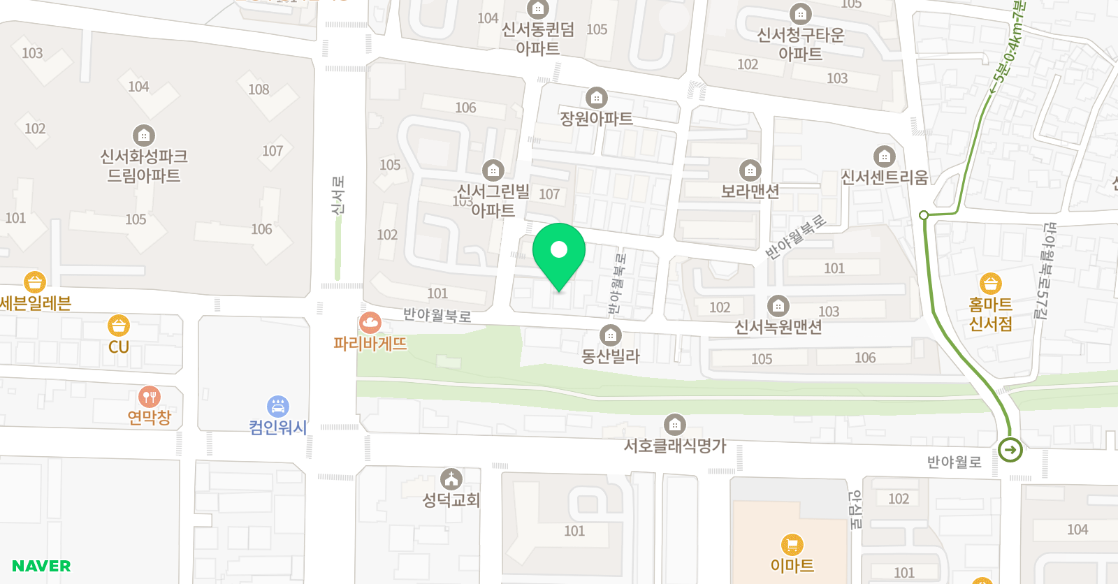 오르다 공부방 위치