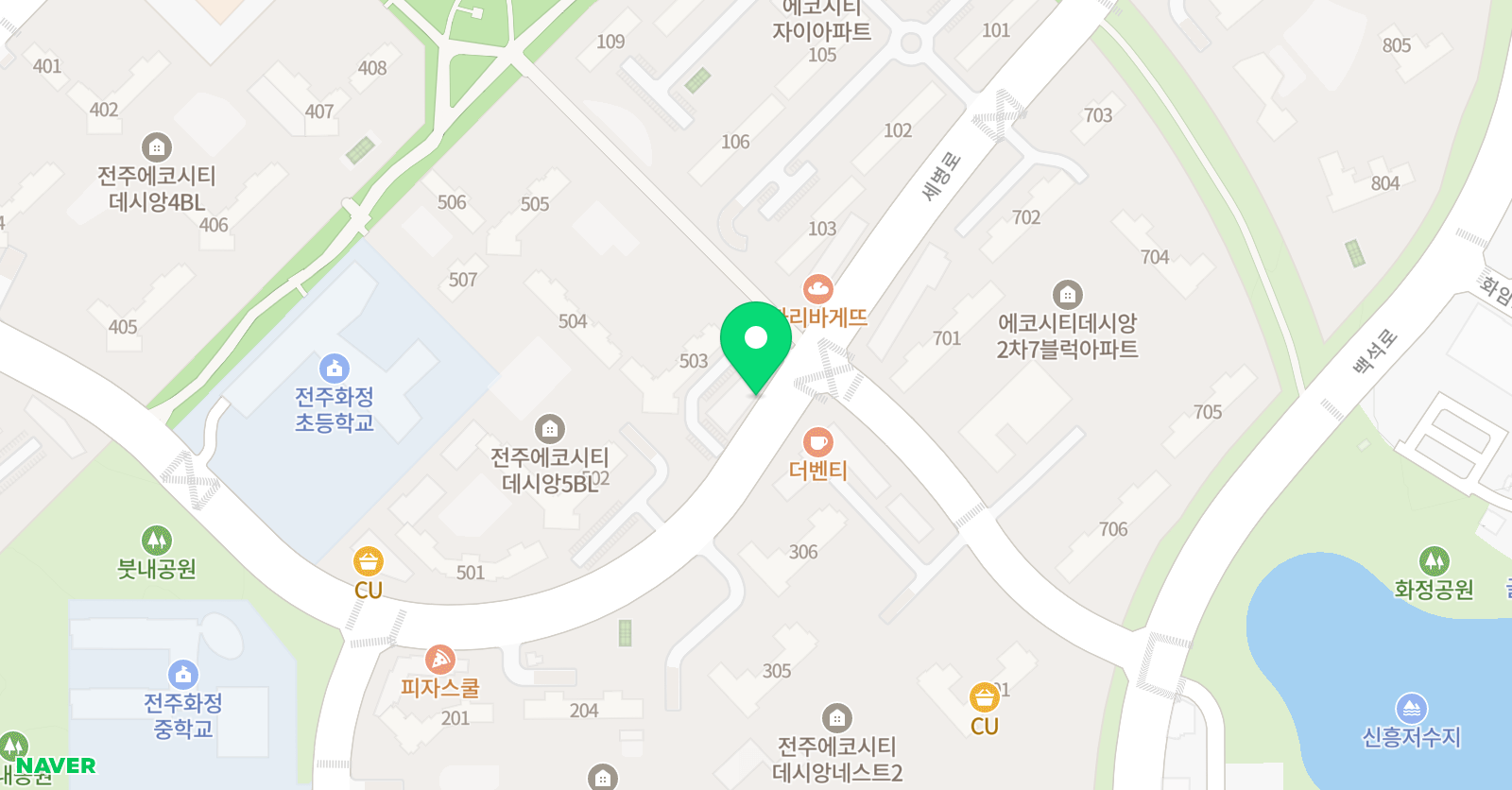 링키 영어학원 에코센터점 위치