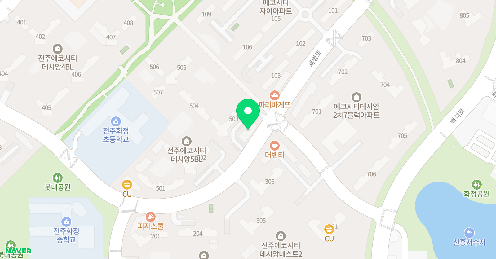영렘브란트 전주에코시티센터 위치