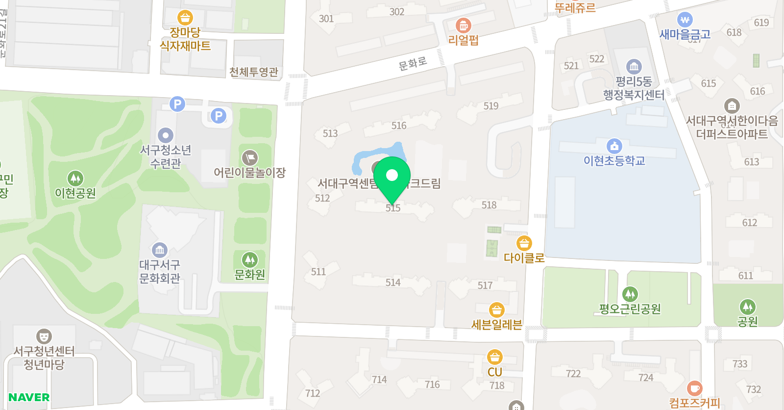 눈높이 이현 공부방 위치