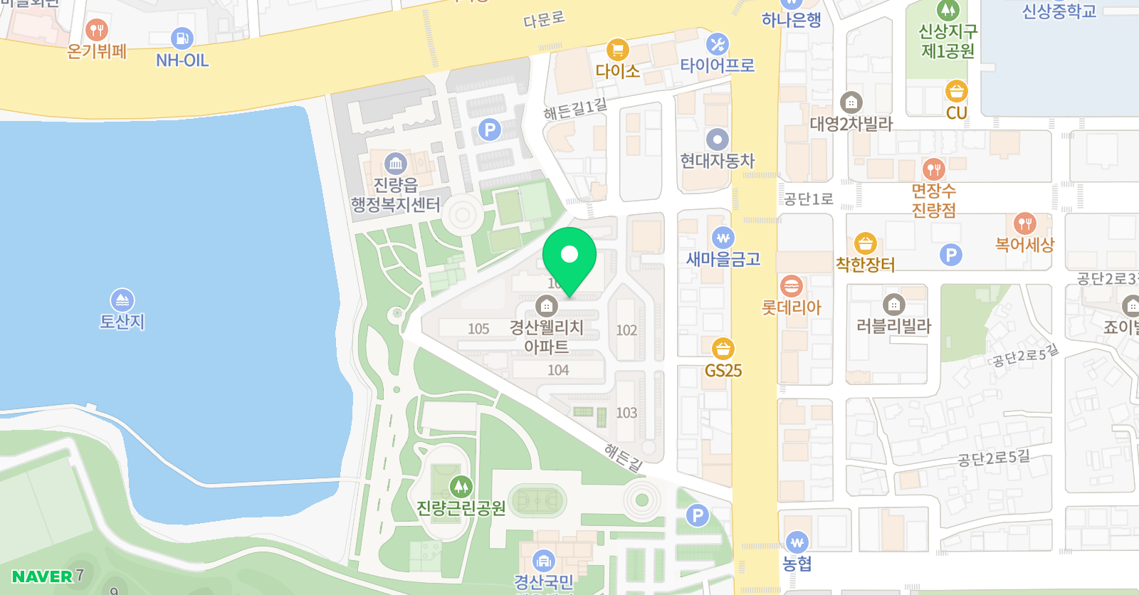 정혜피아노 음악학원 위치