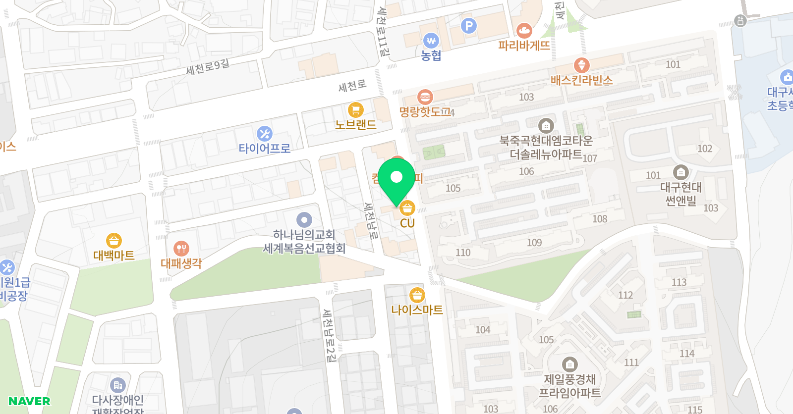 GGS 영수학원 위치