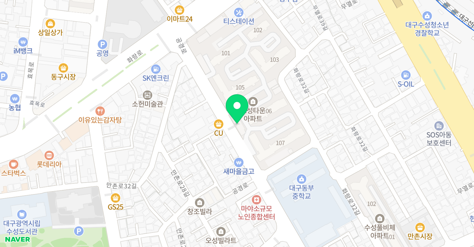 커다란숲 피아노교습소 위치