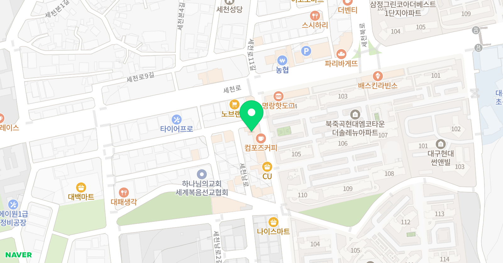 임쌤팀 수학학원 초중등관 위치