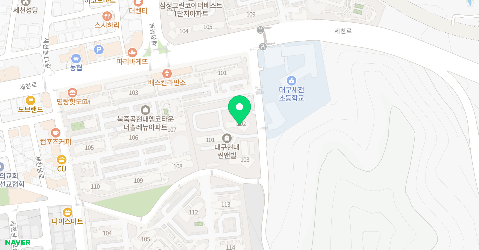 박쌤술술 공부방 위치