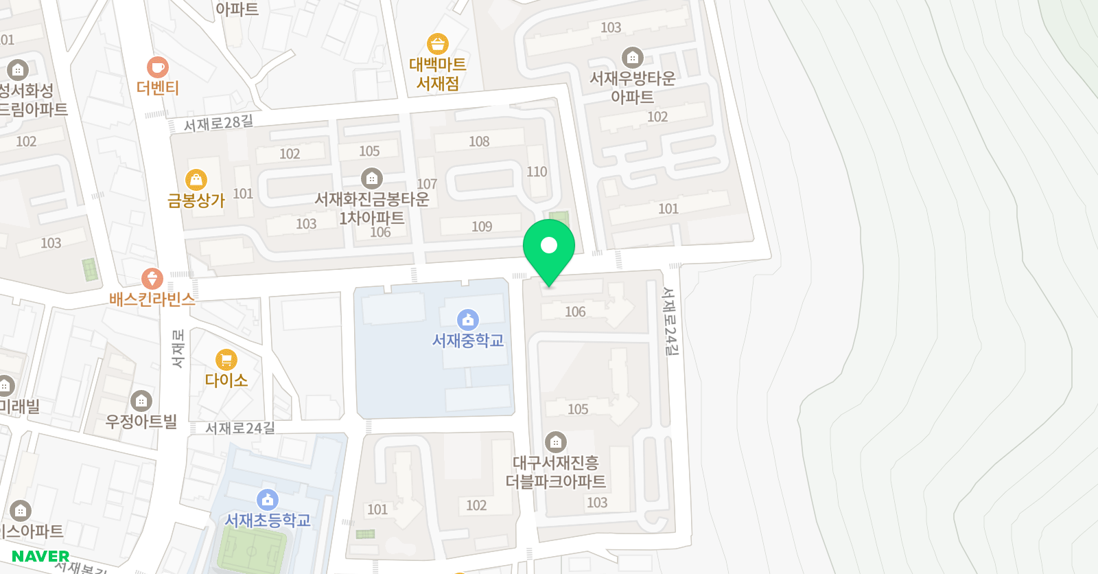 참조은 미술 유니팝서재센터 위치