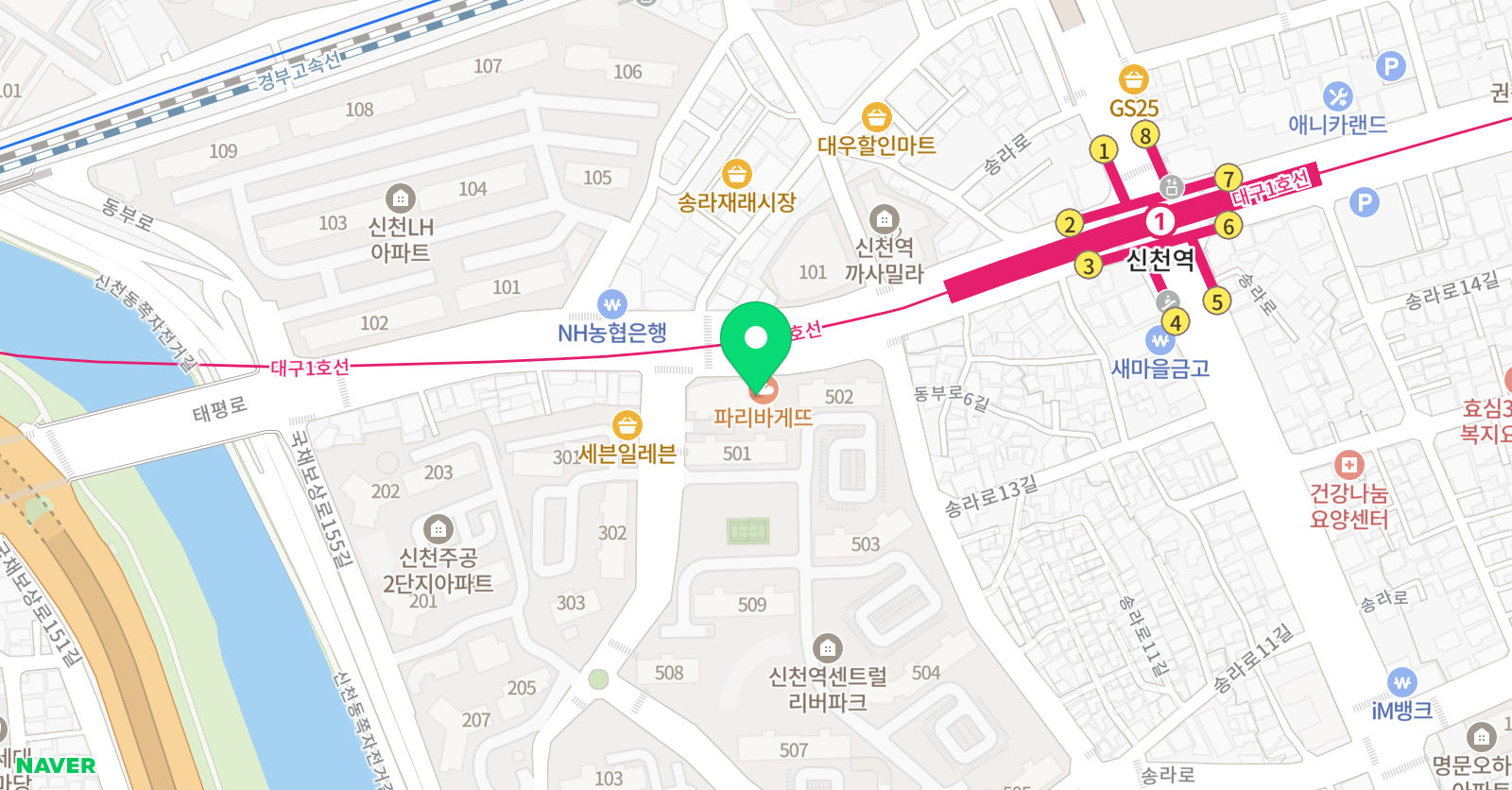 아트인마인드 미술학원 위치
