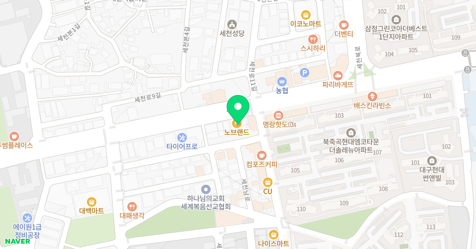 KS 수학학원 서재세천캠퍼스 위치
