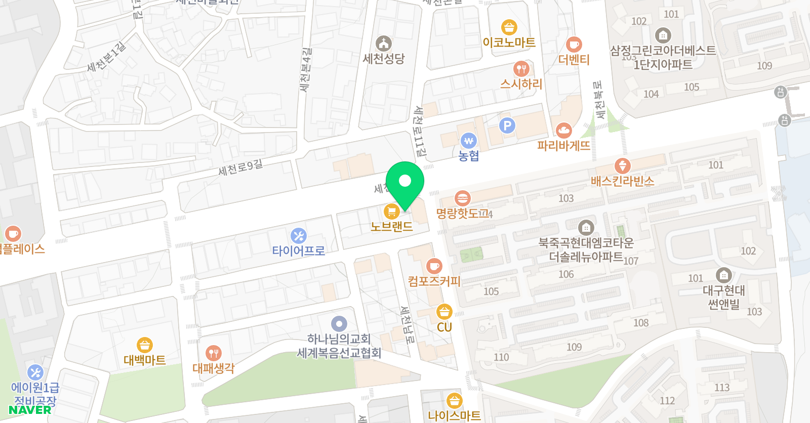 상상바나나 미술학원 본점 위치