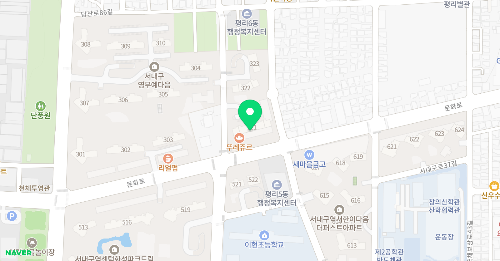 J클랑 음악학원 위치