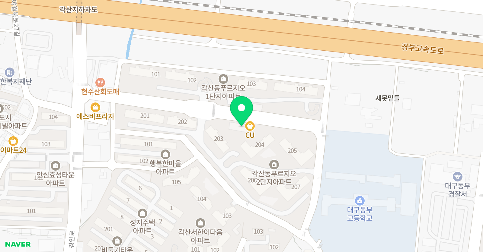베스트 태권도장 2관 위치