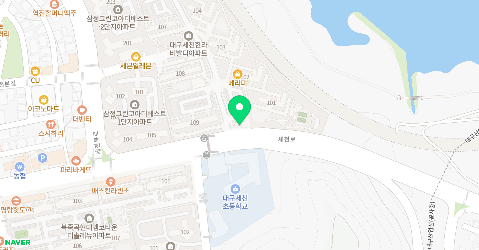 더 배움 수학학원 위치